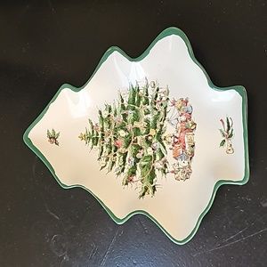 1992 Yuletide Christmas Tree Candy Dish